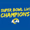 NFL Super Bowl LVI Champions Rams Apple Pencil (2nd Gen 2019) Skin